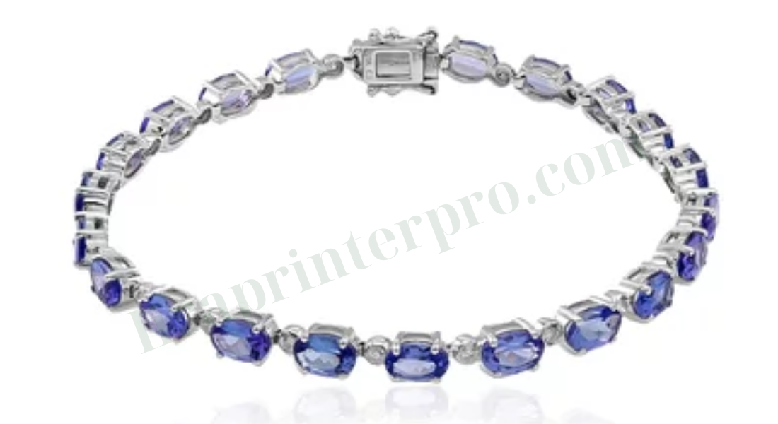 Tanzanite and Yellow Gold Bracelet 