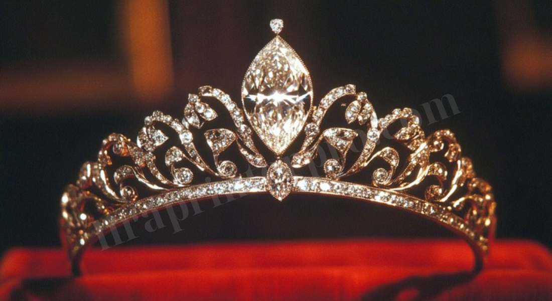 Vintage Sapphire Diamond Tiara